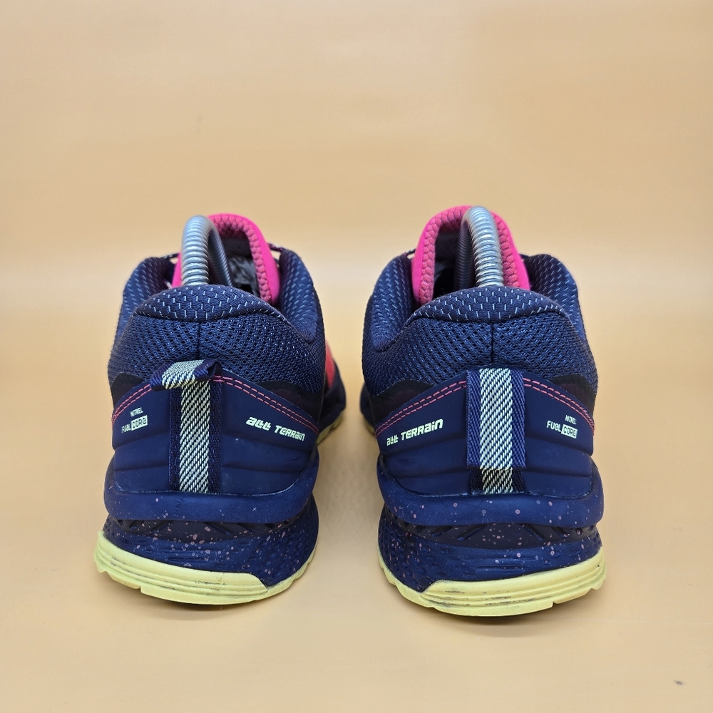New Balance Women's Pink and Navy Running Shoes - Picture 4 of 8